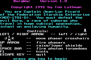 Borgwar abandonware