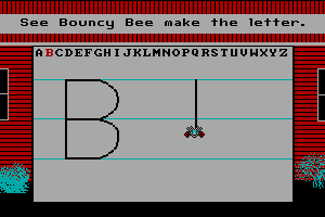 Bouncy Bee Learns Letters 5