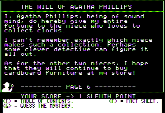 Reference Micro Mysteries abandonware