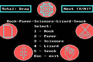 Rock, Paper, Scissors, Lizard, Spock abandonware